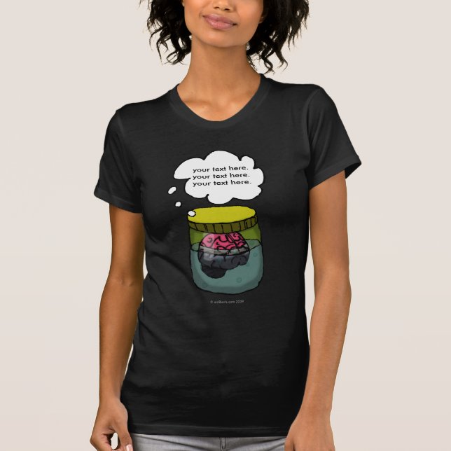 T-shirt Cerveau dans une cuve (Devant)
