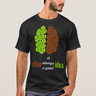 T-shirt cerveau de café cerveau heureux cerveau bipolaire