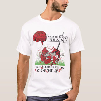 T-shirt Cerveau de golf