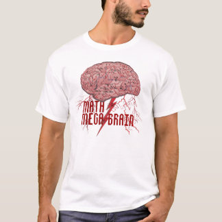 T-shirt Cerveau de méga de mathématiques de maths