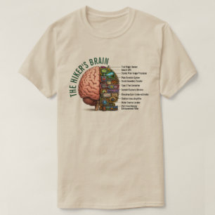 T-shirt Cerveau de randonneur drôle