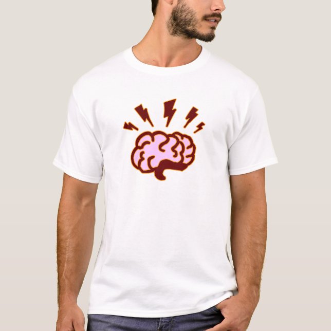 T-shirt Cerveau électrique (Devant)