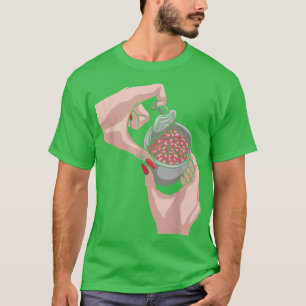 T-shirt Cerveau en conserve Neuro Occult Goth Emo Punk Got
