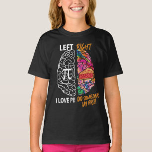 T-shirt Cerveau gauche Pi du cerveau droit