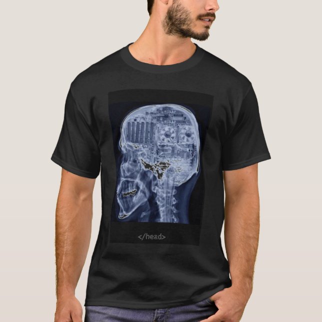 T-shirt Cerveau Geek (Devant)