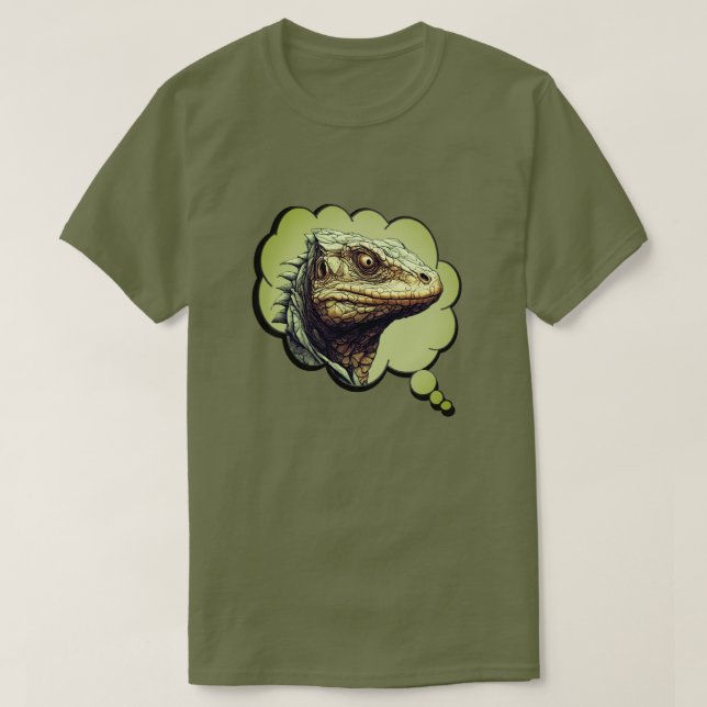 T-shirt Cerveau Lizard (Design devant)
