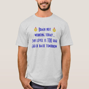 T-shirt Cerveau ne fonctionnant pas #2