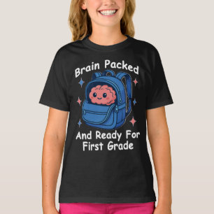 T-shirt «Cerveau prêt pour la première année» Cerveau