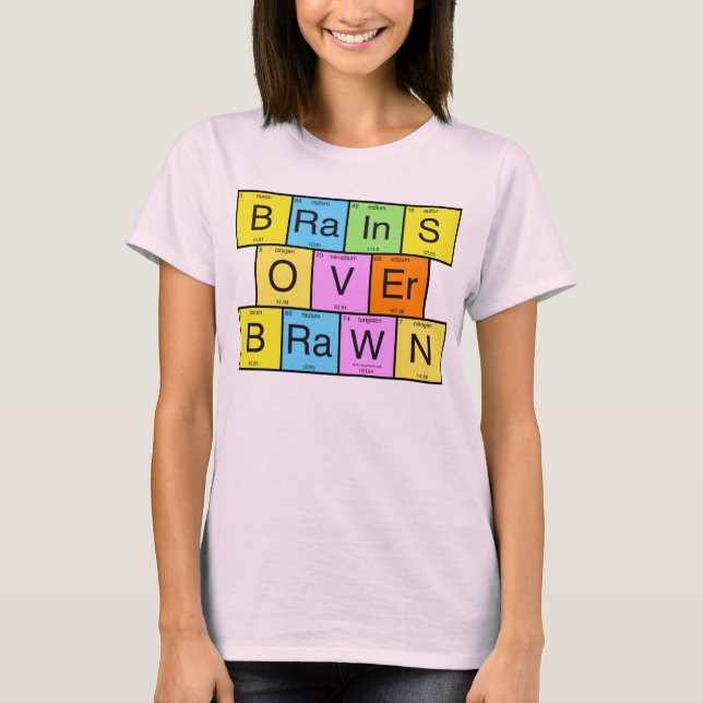 T-shirt Cerveaux au-dessus de pâté de cochon (Devant)