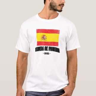 T-shirt Cervera De Pisuerga Espagne Es Drapeau Ville - Ban