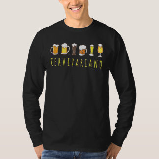 T-shirt Cervezariano Bière Mexicaine Cerveza