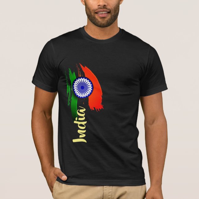 T-shirt Ces couleurs ne font pas honneur au drapeau indien (Devant)