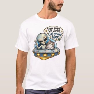 T-shirt CES GENS SONT IRRÉELS, rentrons à la maison Kitty