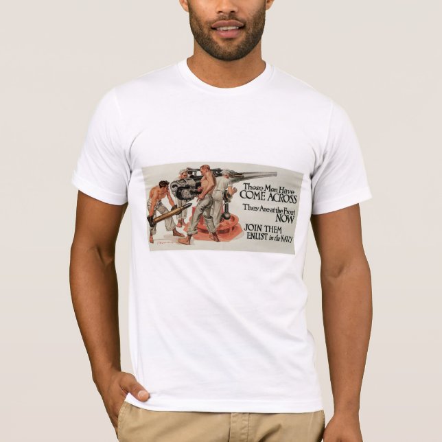 T-shirt Ces hommes sont venus à travers (Devant)