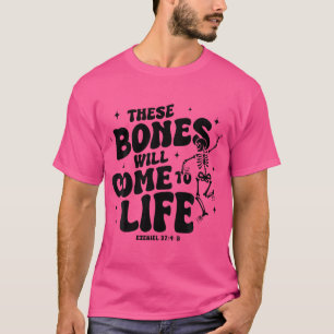 T-shirt Ces Os Viendront À Vie Dansant Skeleton Chr