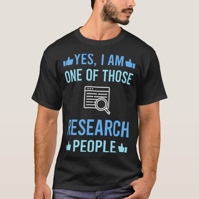 T-shirt Ces personnes Recherche Chercheur (Devant)