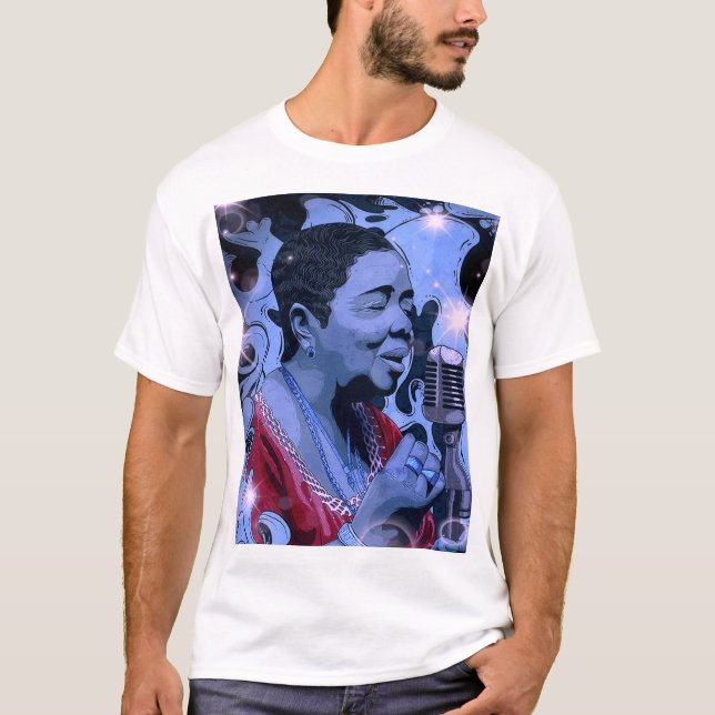 T-shirt Cesaria Evora Luz Amor (Devant)