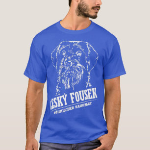 T-shirt Cesky Fousek Chien Chasse Chiens Chiens Portrait B