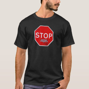 T-shirt Cesser de manger des animaux Végétarien Végétarien