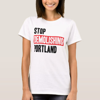 T-shirt Cessez de démolir Portland - couleurs claires,
