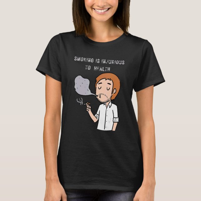 T-shirt Cessez De Fumer Cessez De Fumer Fumer Est Nuisible (Devant)