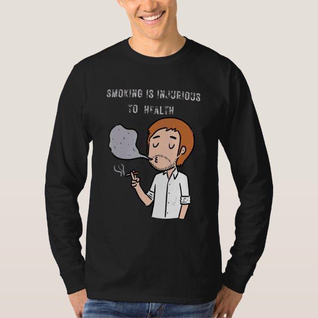 T-shirt Cessez De Fumer Cessez De Fumer Fumer Est Nuisible (Devant)
