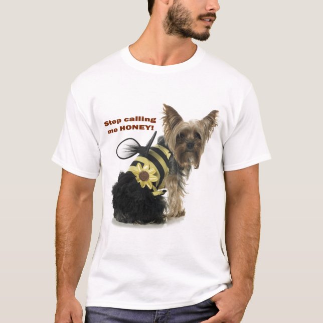 T-shirt Cessez de m'appeler MIEL ! (Devant)