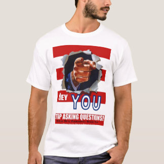 T-shirt Cessez de poser des questions !