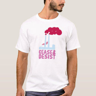 T-shirt Cessez et renoncez pollution