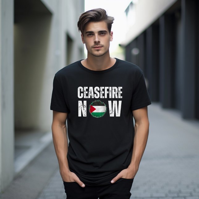 T-SHIRT CESSEZ LE FEU MAINTENANT (Créateur téléchargé)