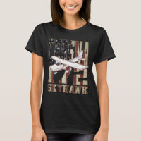 Cessna 172 Skyhawk avec drapeau Vintage des États-