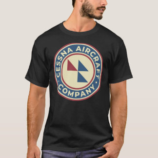 T-shirt Cessna Aircraft Company - Logo Rond Personnalisé 