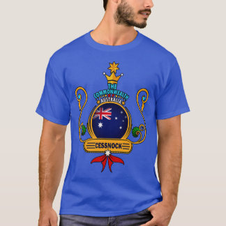 T-shirt Cessnock ville accueil Golden Australian Flag Souv