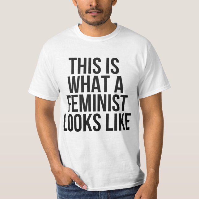 T-shirt C'Est À Ça Que Ressemble Une Feministe - Le Fémini (Devant)