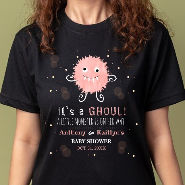 T-shirt C'est A Ghoul ! Baby shower d'Halloween de Little  (Créateur téléchargé)