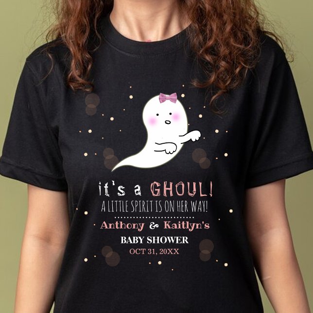 T-shirt C'est A Ghoul ! Baby shower d'Halloween Little Spi (Créateur téléchargé)