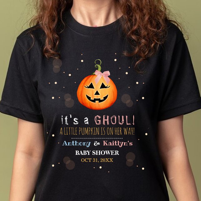 T-shirt C'est A Ghoul ! Baby shower d'Halloween petit Citr (Créateur téléchargé)