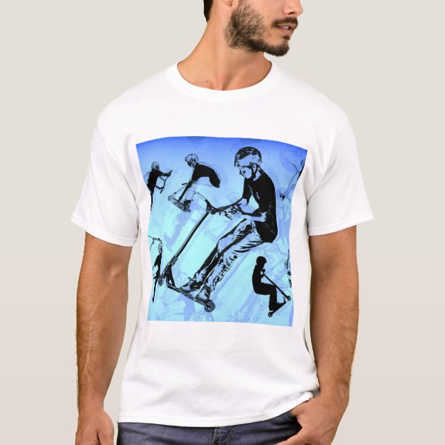 T-shirt C'est à propos du scooter ! - Trucs de scooter (Devant)