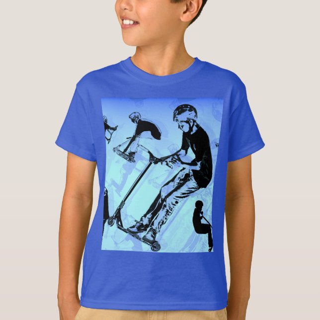 T-shirt C'est à propos du scooter ! - Trucs de scooter (Devant)