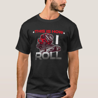 T-shirt C'est ainsi que je roule dameuse pistenbully hiver