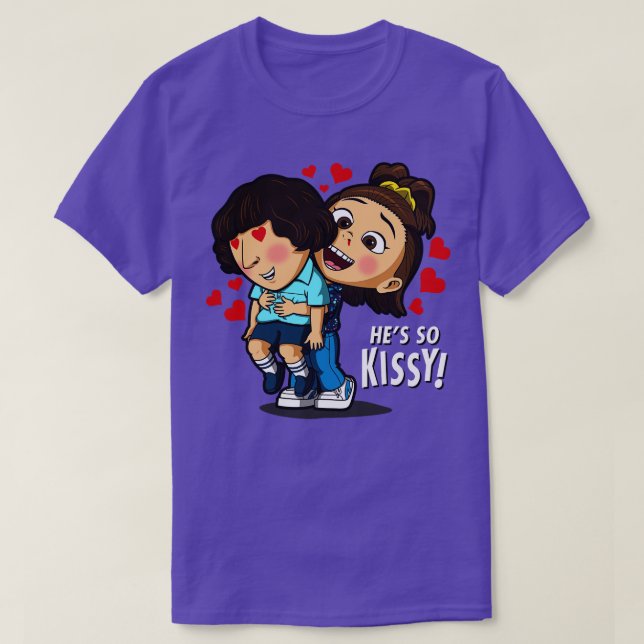 T-shirt C'est amusant, c'est tellement floue 80's TV mème  (Design devant)