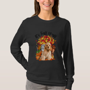 T-shirt C'Est Automne Y Tout Cocker Citrouille Espagnol Au