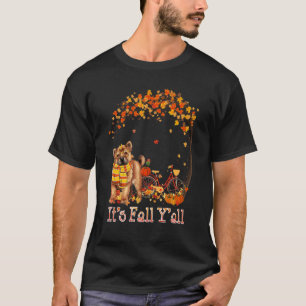 T-shirt C'est Automne Y'all Chow Chow Bike Citrouille Spic