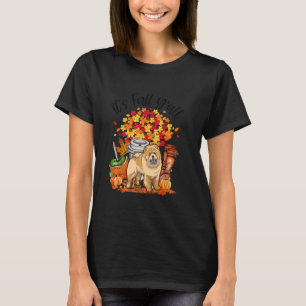 T-shirt C'est Automne Y'all Chow Chow Citrouille Automne a