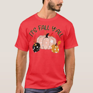 T-shirt C'est Automne Y'all Citrouille Spice Latte Happy T