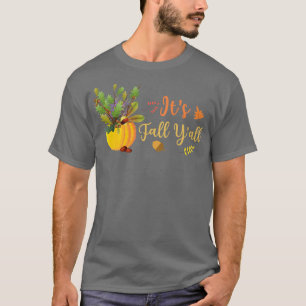 T-shirt C'est Automne Y'all mignon Feuille Citrouille Auto