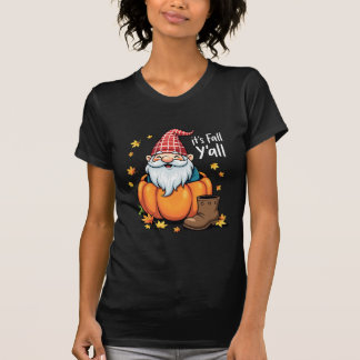 T-shirt C'est Automne Y'all mignon Gnomes Citrouille autom