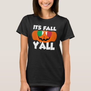 T-shirt C'est automne Y'all Thanksgiving Citrouille Italie