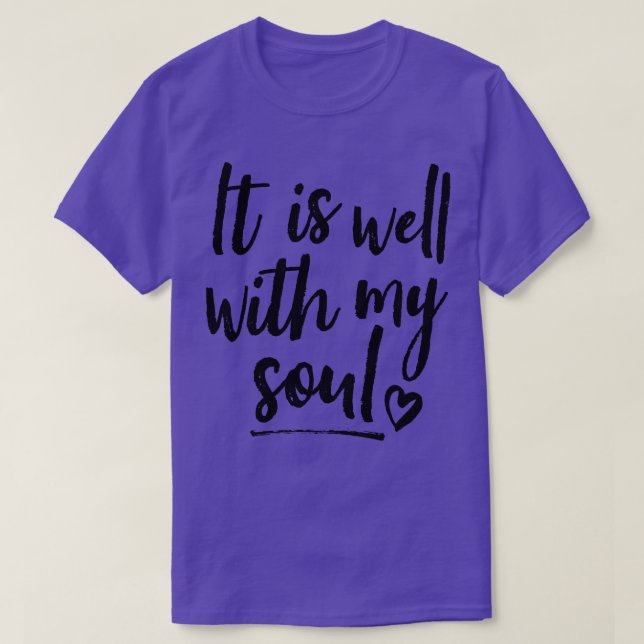 T-shirt C'Est Bien Avec Mon Âme (Design devant)