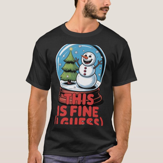 T-shirt C'est Bien Boule à Neige (Devant)